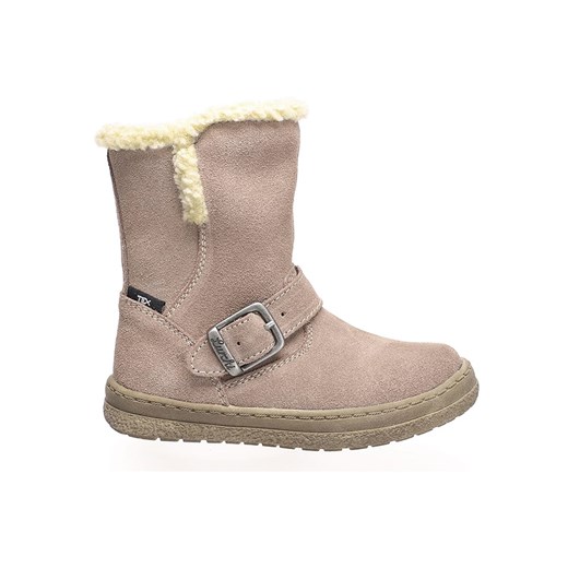 Lurchi Skórzane botki zimowe &quot;Anna&quot; w kolorze beżowym ze sklepu Limango Polska w kategorii Buty zimowe dziecięce - zdjęcie 164444497