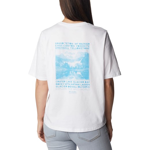 Columbia Koszulka &quot;North Cascades&quot; w kolorze białym Columbia S wyprzedaż Limango Polska