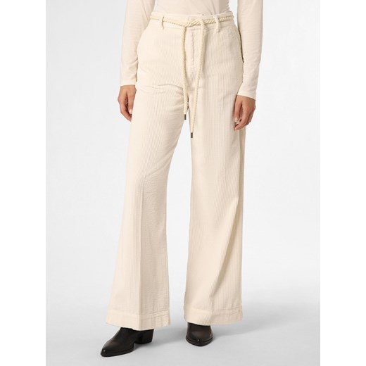 ba&sh Spodnie Kobiety Bawełna écru jednolity ze sklepu vangraaf w kategorii Spodnie damskie - zdjęcie 164454727