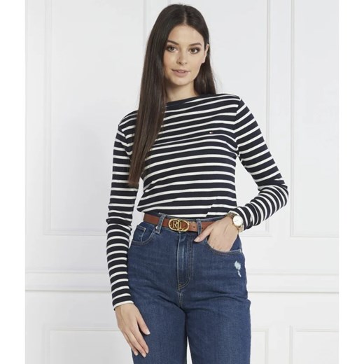 Bluzka damska Tommy Hilfiger z okrągłym dekoltem 