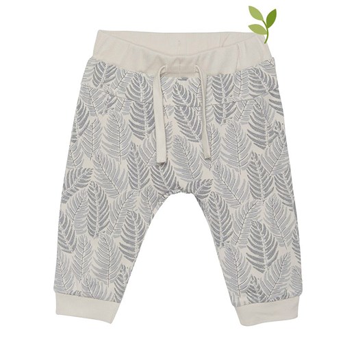 enfant Spodnie &quot;Leaves&quot; w kolorze beżowym ze sklepu Limango Polska w kategorii Spodnie i półśpiochy - zdjęcie 164465698