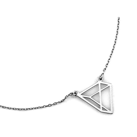 srebrny naszyjnik 925 celebrytka origami wisiorek Lovrin LOVRIN