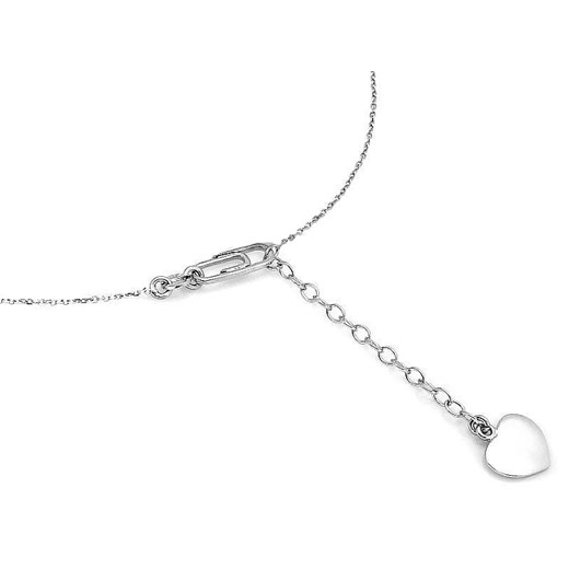 srebrny naszyjnik 925 z sercem łańcuszek spinacz Lovrin LOVRIN