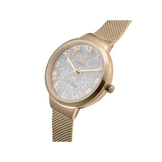 piękny zegarek damski z brokatem prezent glitter Lovrin LOVRIN