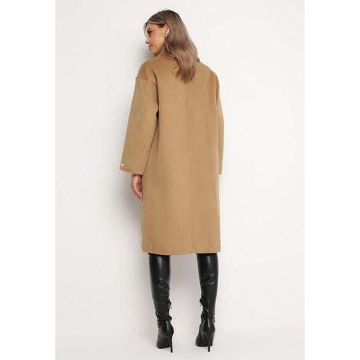 Płaszcz damski Born2be z tkaniny 