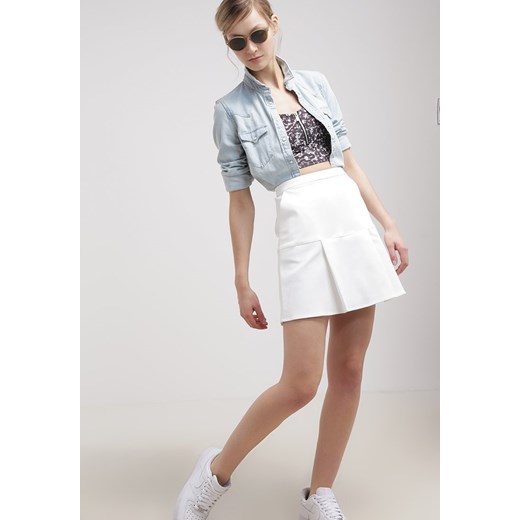 mint&berry Spódnica mini white zalando rozowy bawełna