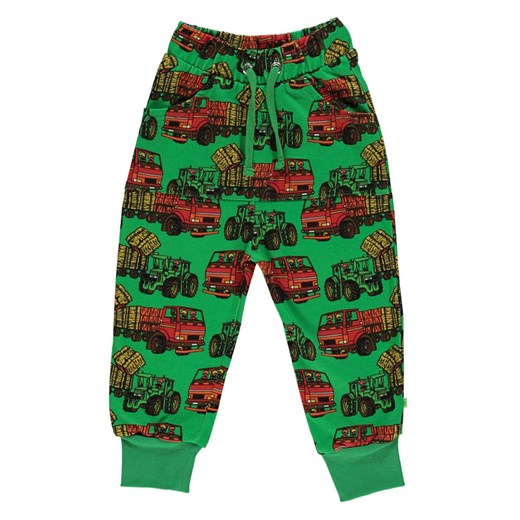 Småfolk Spodnie dresowe &quot;Tractor&quot; w kolorze zielonym ze sklepu Limango Polska w kategorii Spodnie chłopięce - zdjęcie 164503887