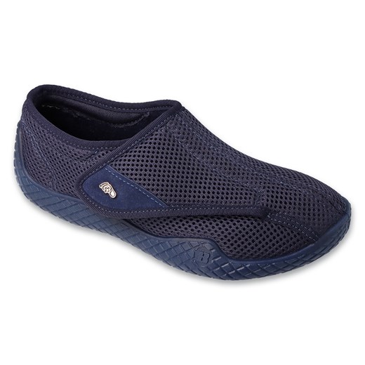 Befado obuwie damskie pu--young 431D003 niebieskie ze sklepu ButyModne.pl w kategorii Kapcie damskie - zdjęcie 164515035