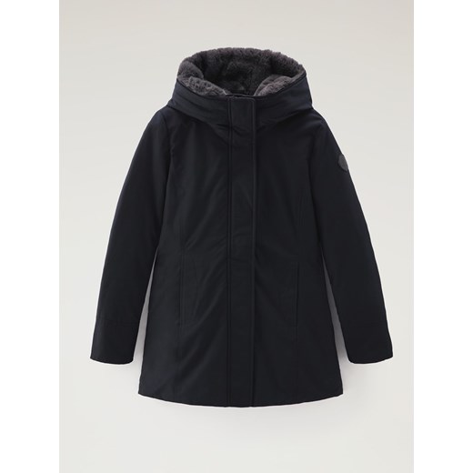 Woolrich Parka puchowa &quot;Boulder&quot; w kolorze granatowym ze sklepu Limango Polska w kategorii Kurtki damskie - zdjęcie 164517249