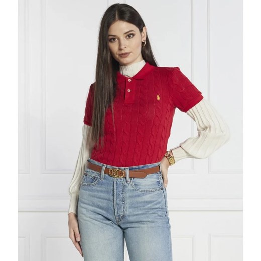 Bluzka damska Polo Ralph Lauren z kołnierzykiem