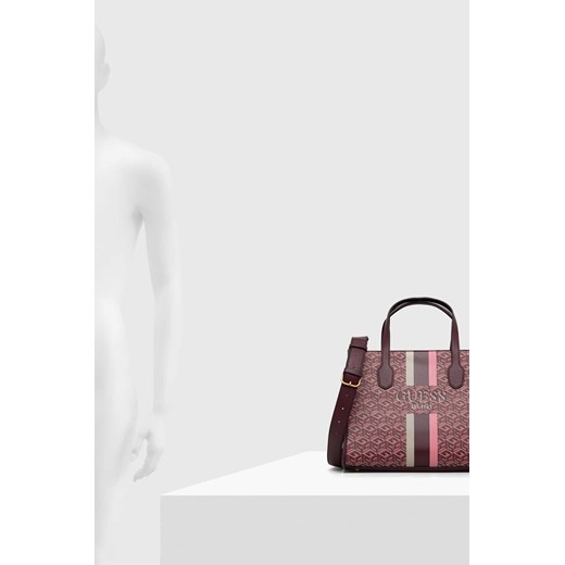 Guess torebka kolor brązowy Guess ONE ANSWEAR.com