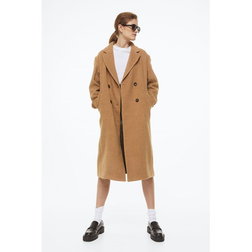 H & M - Dwurzędowy płaszcz - Beżowy H & M S H&M