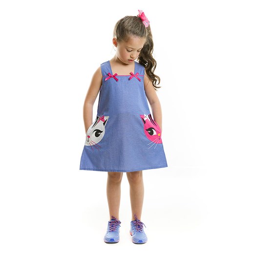 Denokids Sukienka w kolorze błękitnym ze sklepu Limango Polska w kategorii Sukienki dziewczęce - zdjęcie 164533039