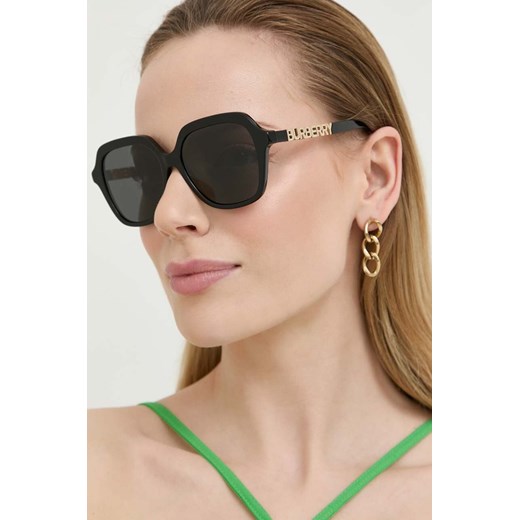Burberry okulary przeciwsłoneczne damskie kolor czarny Burberry 55 PRM