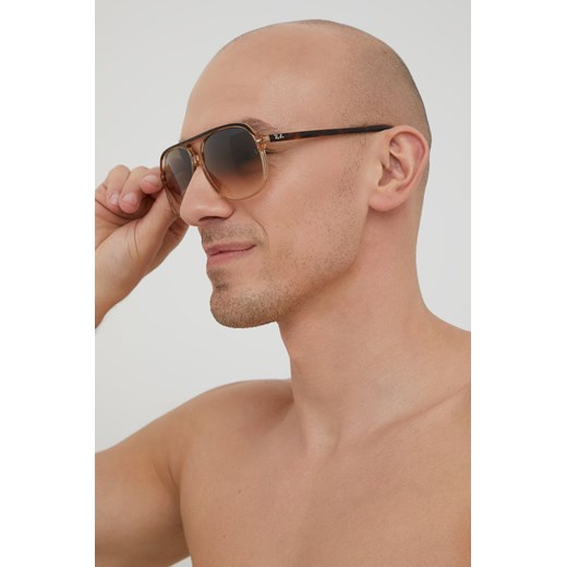 Ray-Ban Okulary przeciwsłoneczne 0RB2198 kolor brązowy 60 wyprzedaż PRM