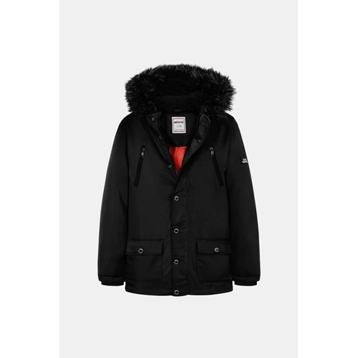 MINOTI Kurtka - Czarny - Chłopiec - 104-110 CM(104CM) Minoti 104-110 CM(104CM) okazja Halfprice