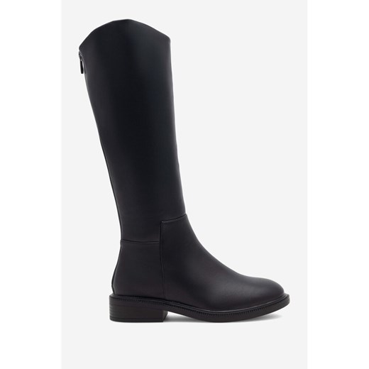 Kozaki damskie DeeZee płaskie na zamek 