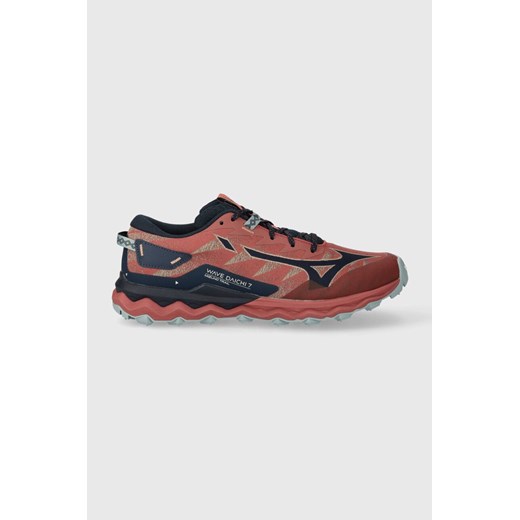 Mizuno buty Wave Daichi 7 męskie kolor czerwony ze sklepu ANSWEAR.com w kategorii Buty trekkingowe męskie - zdjęcie 164540077