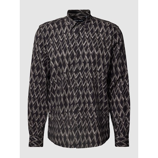 Koszula casualowa o kroju straight fit ze wzorem w zygzaki 50 Peek&Cloppenburg