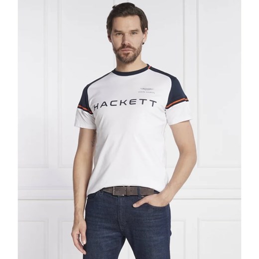 Hackett London T-shirt | Regular Fit ze sklepu Gomez Fashion Store w kategorii T-shirty męskie - zdjęcie 164545625