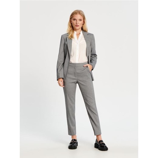 Sinsay - Spodnie eleganckie - szary ze sklepu Sinsay w kategorii Spodnie damskie - zdjęcie 164549416