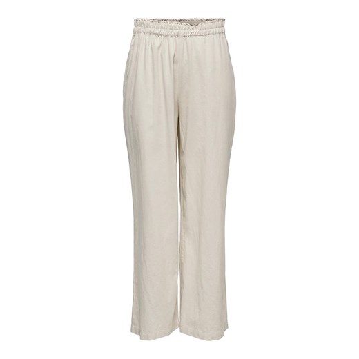 ONLY Spodnie &quot;Tokyo&quot; w kolorze beżowym ze sklepu Limango Polska w kategorii Spodnie damskie - zdjęcie 164550059