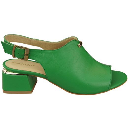 Sandały damskie Elitabut zielone z klamrą 