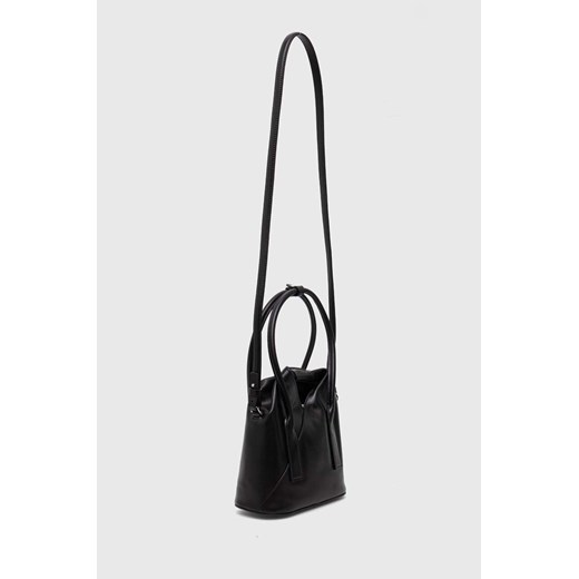 MM6 Maison Margiela torebka skórzana Shoulder Bag kolor czarny SB6WG0008 ONE PRM