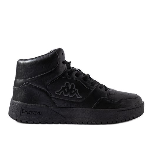 Czarne wysokie sneakersy Kappa 243304 Broome ze sklepu ButyModne.pl w kategorii Buty sportowe męskie - zdjęcie 164559129