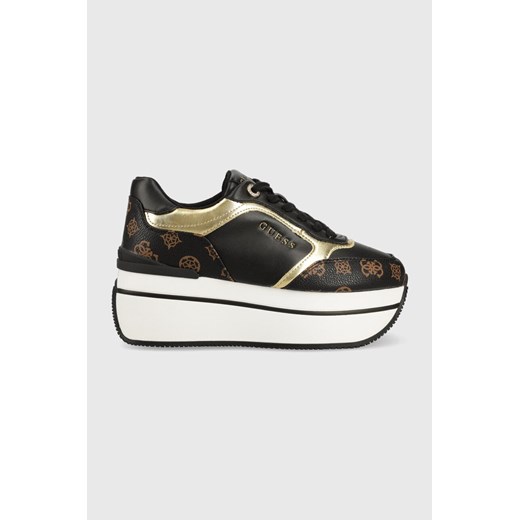 Guess sneakersy CAMRIO kolor czarny FL7CMR FAL12 ze sklepu ANSWEAR.com w kategorii Buty sportowe damskie - zdjęcie 164563357