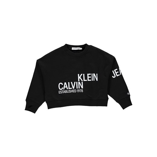 Calvin Klein Bluza w kolorze czarnym ze sklepu Limango Polska w kategorii Bluzy dziewczęce - zdjęcie 164563445