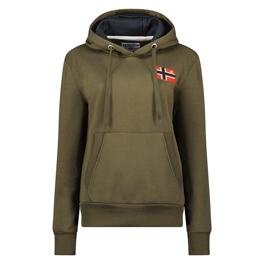 Geographical Norway Bluza &quot;Genifer&quot; w kolorze khaki ze sklepu Limango Polska w kategorii Bluzy damskie - zdjęcie 164563958