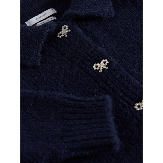 Reserved sweter damski granatowy