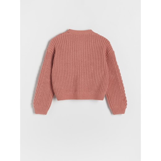 Sweter dziewczęcy Reserved z dzianiny 