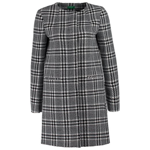 Benetton Płaszcz wełniany /Płaszcz klasyczny czarny zalando szary 