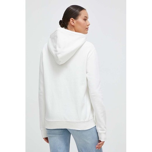 MC2 Saint Barth bluza bawełniana damska kolor biały z kapturem z aplikacją Mc2 Saint Barth S ANSWEAR.com