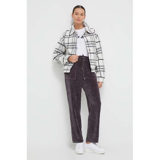 Pepe Jeans kurtka z domieszką wełny Riley kolor biały przejściowa Pepe Jeans M ANSWEAR.com