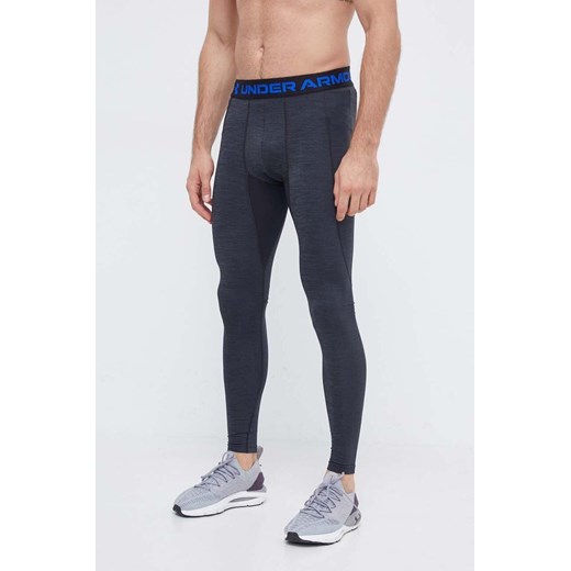 Under Armour legginsy treningowe kolor szary melanżowe ze sklepu ANSWEAR.com w kategorii Spodnie męskie - zdjęcie 164576295