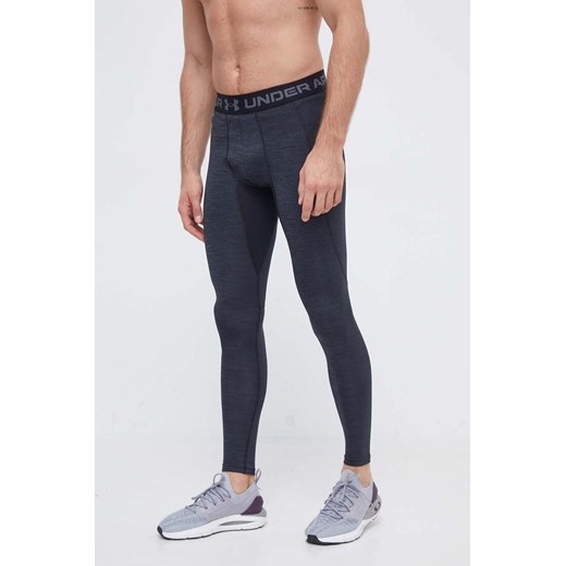 Under Armour legginsy treningowe kolor szary melanżowe ze sklepu ANSWEAR.com w kategorii Spodnie męskie - zdjęcie 164576298