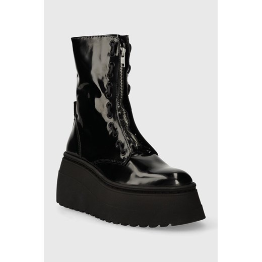 Steve Madden botki Pearl damskie kolor czarny na platformie SM11002759 Steve Madden 39 ANSWEAR.com