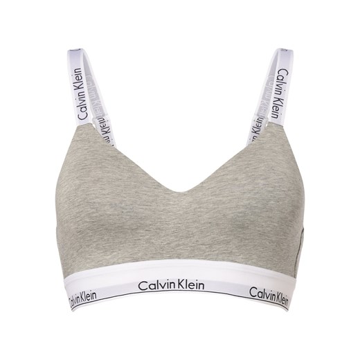 Calvin Klein Damski biustonosz Kobiety Bawełna jasny szary marmurkowy ze sklepu vangraaf w kategorii Biustonosze - zdjęcie 164578329