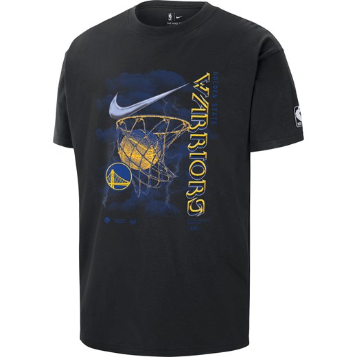 T-shirt męski Nike NBA Golden State Warriors Courtside Max90 - Czerń Nike XXL Nike poland