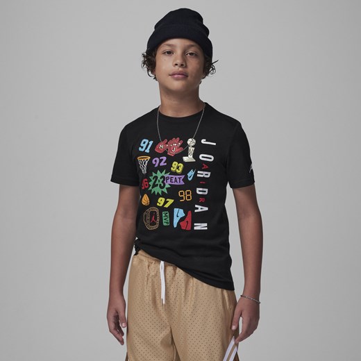 T-shirt dla dużych dzieci Jordan 2x3 Peat - Czerń Jordan S Nike poland