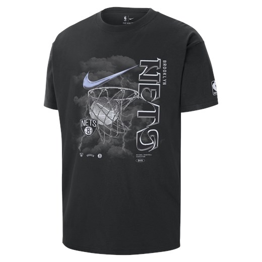 T-shirt męski Nike NBA Brooklyn Nets Courtside Max90 - Czerń Nike M wyprzedaż Nike poland