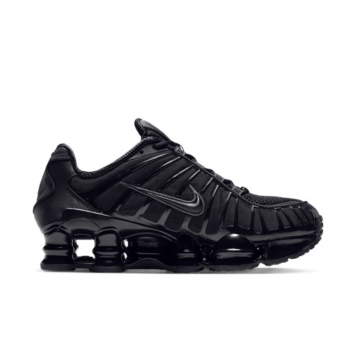 Nike buty sportowe damskie czarne płaskie sznurowane