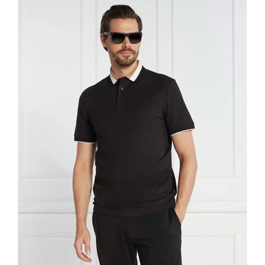 BOSS BLACK Polo Prout 37 | Slim Fit | mercerised ze sklepu Gomez Fashion Store w kategorii T-shirty męskie - zdjęcie 164584819
