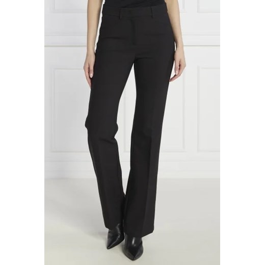Max & Co. spodnie damskie casual czarne jesienne z elastanu 