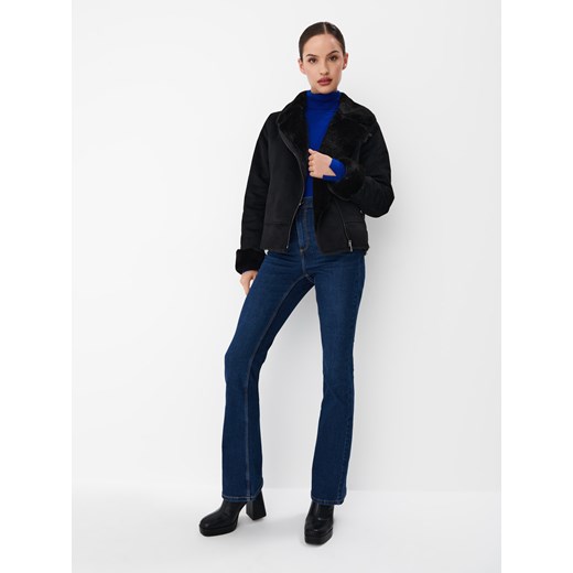 Mohito - Kurtka z kożuchem - Czarny Mohito 40 Mohito