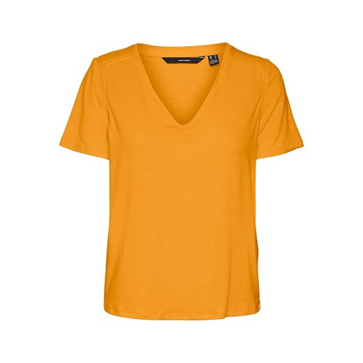 Vero Moda Koszulka &quot;Marijune&quot; w kolorze pomarańczowym Vero Moda XS okazyjna cena Limango Polska