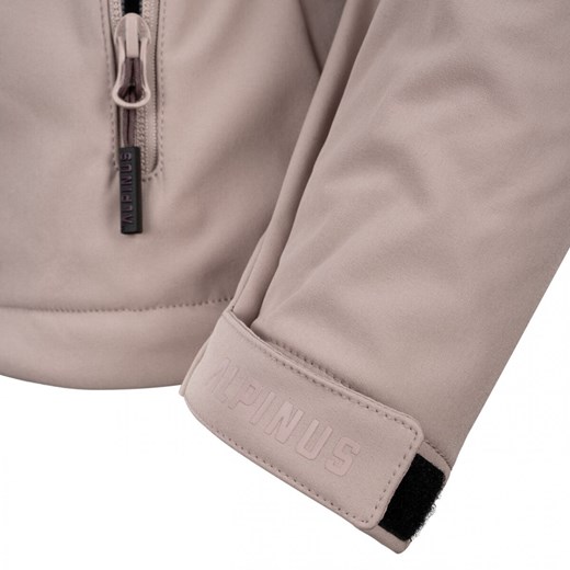 Damski softshell rozpinany z kapturem Alpinus Bergamo - różowy Alpinus Sportstylestory.com